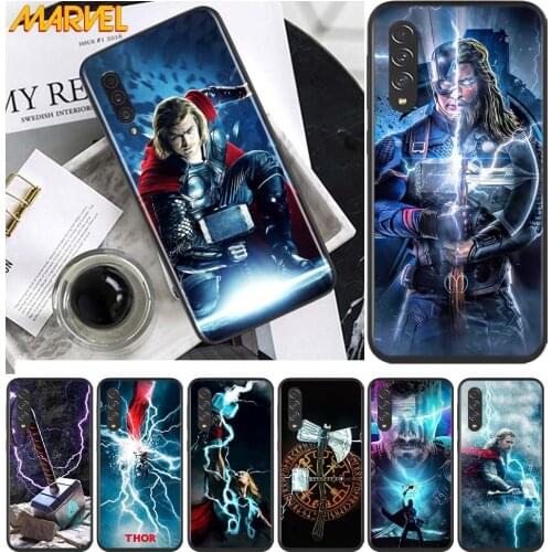 Thor marvel hero for Samsung Galaxy A90 A80 A70 A60 A50 M60 M40 A20E A2Core A10S A10E Silicon Soft Black Phone Case