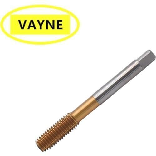 VAYNE HSSE With Tin Inch Forming Tap BSW W 1/8-40 5/32-32 7/32-24 1/4-20 5/16-18 3/8-16 7/16-14 1/2-12 Machine Screw Thread Taps
