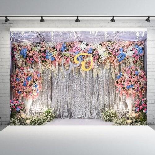 Photography Background Vinyl and Polyester Background Computer Printed Wedding Birthday Party Backdrops for Photo Studio