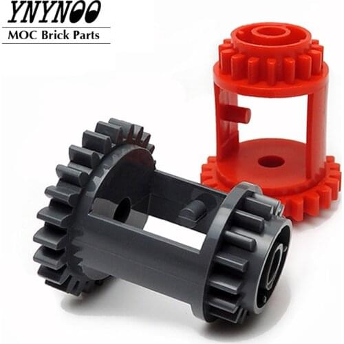 10Pcs/lot High-Tech Part Gear Differential, 24 -16 Teeth MOC Building Blocks Bricks Compatible with 6573 DIY Particles Toys gift