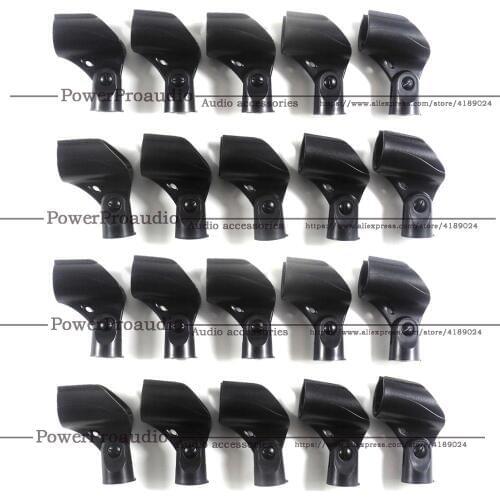 20PCS /LOT Microphone Clip Holder fits for Shure A25D, SM58, SM57 & other 3/4" inch microphone microfono