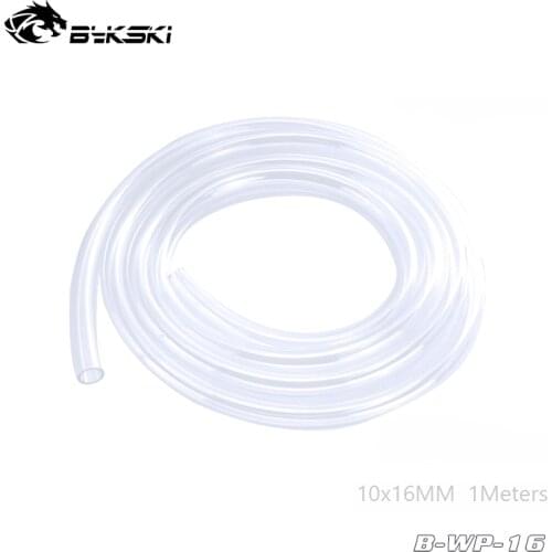 1Meter Bykski PVC Hose Tube,DIY Split Water Cooling Transparent Soft Tube, 10x16mm ,Drop Shipping,B-WP-16