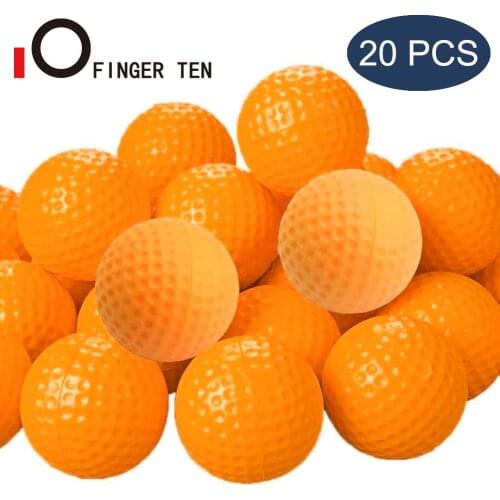 Finger Ten Foam Training Golf Practice Balls Elastic Sponge 6 Pack Set Indoor Outdoor Soft Ball Accessories Golfer Drop Shipping