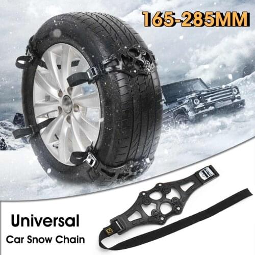 2/6/8X Automobile Tire Snow Chains Car tyres Anti-skid Chains Wheel Chain Winter Use TPU Universial for 165-265mm