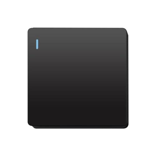 Type 86mm Socket Panel Stainless Steel Household Wall Faceplate Keystone Light Switch Black