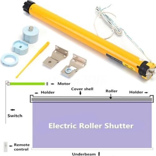 Automatic 25mm Smarthome blinds motor suitable for 38mm aluminum tube or APP Phone control blind roman motor