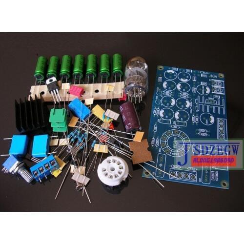 Free ship Tube 6N3 Buffer Audio Preamplifier Pre AMP Kit For DIY