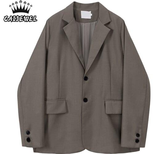 CAIJEWEL Women's Long Blazers