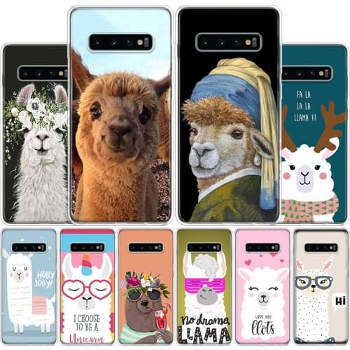 Lama Llama Alpacas Cover Phone Case For Samsung Galaxy A51 A71 A70 A50 A40 A30 A20E A10S A41 A21 A01 A6 A7 A8 A9 Plus Coque