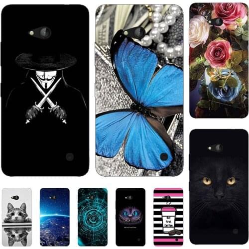 Phone Case For Nokia Microsoft Lumia 640 Lte 640XL Relief Cartoon Case For Nokia 640 Animal Cat Cover Coque Funda Bag Shell