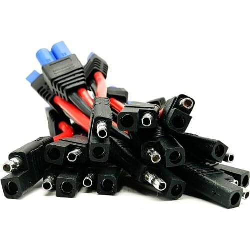 SAE Adapter Cable SAE Plug Wire To EC5 Female Power Cord Battery Solar Cable 87HE