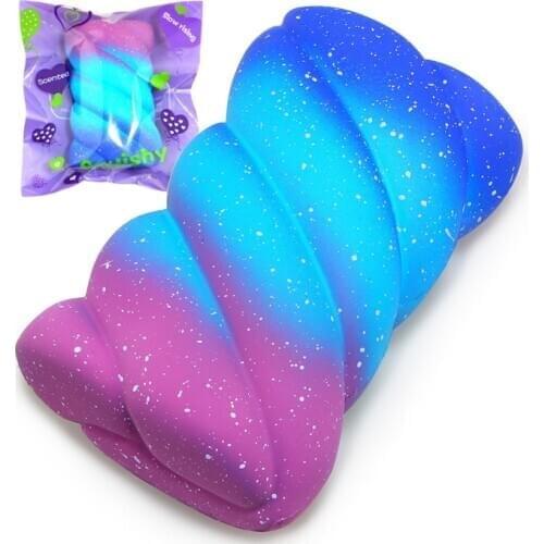 Slow rebound PU simulation toy star marshmallow colorful puzzle model Super Slow Rising Cream Scented Squeeze Toy