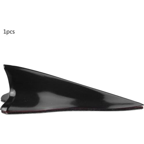 General Purpose Modification Automobile Decoration Vehicle Antenna Black-pointed Paste Shark Fin Top Tail Wing