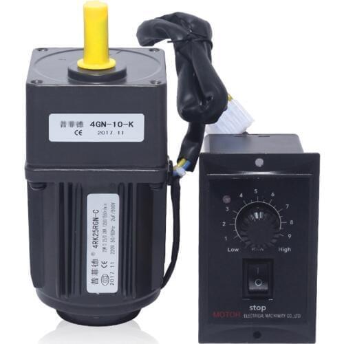 Variable Speed Motor AC Gear/Reducer Motor Motor Reversible Motor Geared Motor 25W 220V AC Reversible Gear 4RK25GN-C