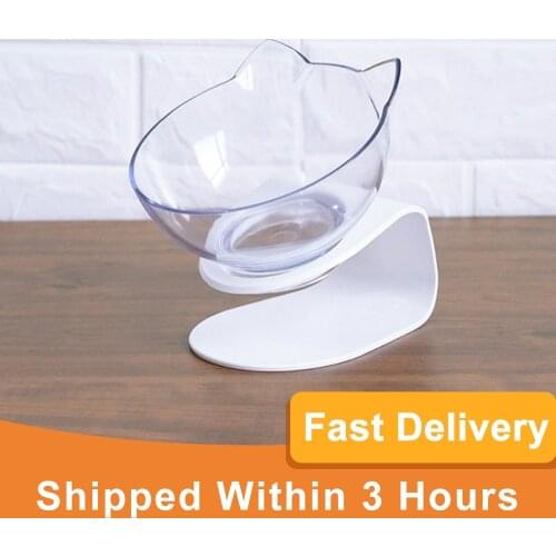 Non-slip Cat Bowls Double Bowls With Raised Stand Pet Food And Water Bowls For Cats Dogs Feeders Cat Bowl Pet Supplies