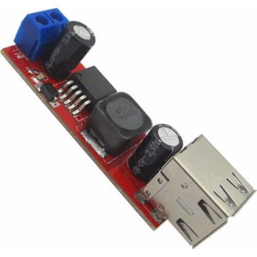 New Arrival DC 6V-40V To 5V 3A Double USB Charge DC-DC Step-down Converter Module High Quality Hot Selling