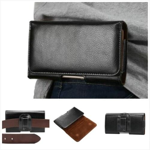 New Universal Belt Clip Leather Case for DNS s4005 cover cell phone accessorio