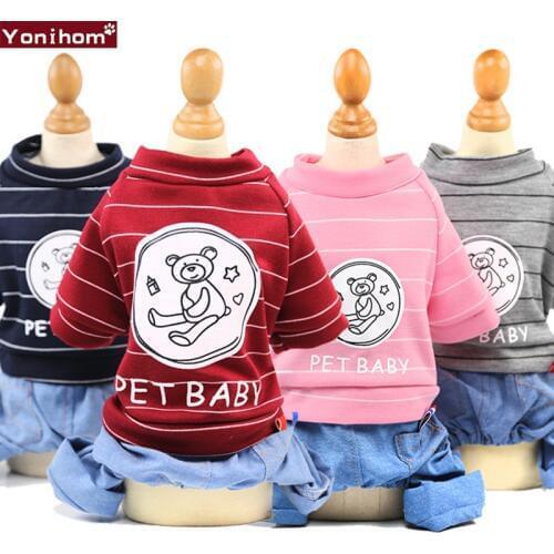 Clothing for Dogs Cats Cute Clothes Dog Milk Silk Winter Clothing for Dogs Soft Clothes Dogs Small Chihuahua Clothes Warme Jas