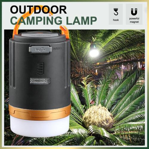 Portable LED Light USB Rechargeable LED Bulb LED Camping Lamp Dimmable Emergency Light Waterproof Outdoor Garden Lighting Remote