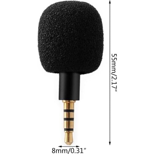 28EA Mini Portable Microphone Professional Vocal Pickup Keep Pristine Audio Quality Small Metal Mic Plug in Omnidirectional