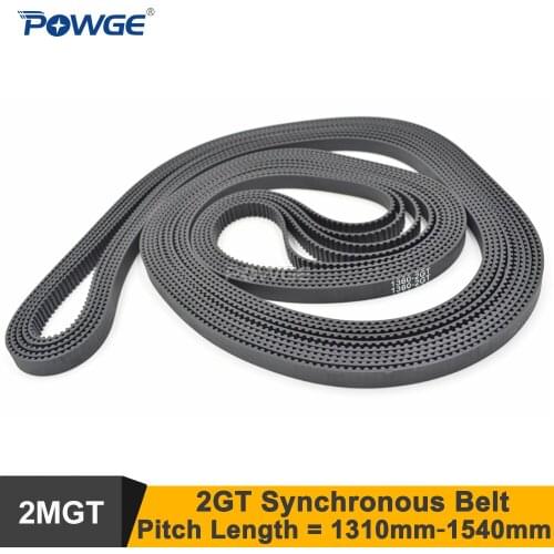 POWGE 1310 1324 1350 1360 1440 1474 1512 1524 1540 GT2 Timing Belt W=6/9mm 2GT Synchronous Belt 1360-GT2 1474-2GT 1524-2GT