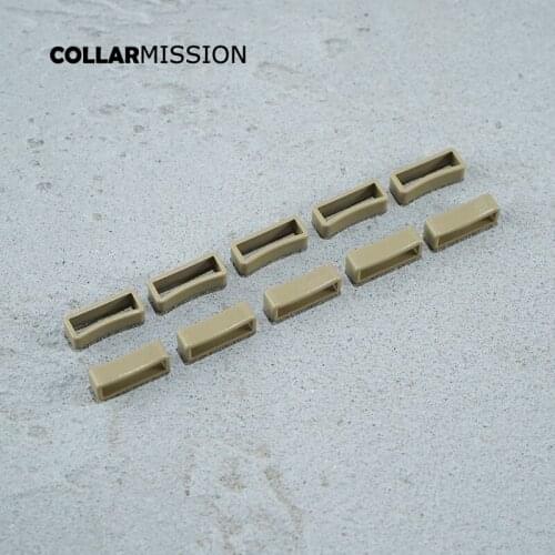 Easy to install and remove colorful plastic anti-iron fixing ring DIY dog collar parts 15mm light brown SK15SJ17