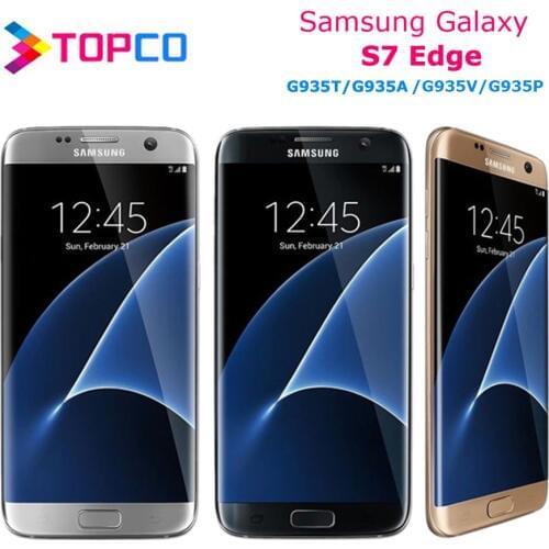 Samsung Galaxy S7 edge US Version G935V/A/T/P Unlocked LTE Android Mobile Phone Quad Core 5.5" 12MP&5MP 4GB RAM 32GB ROM NFC