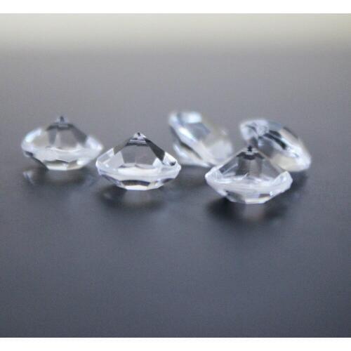 SS16 4mm 2000Pcs Acrylic Clear Confetti Wedding Party Table Scatters Decoration,3D Acrylic Pointback