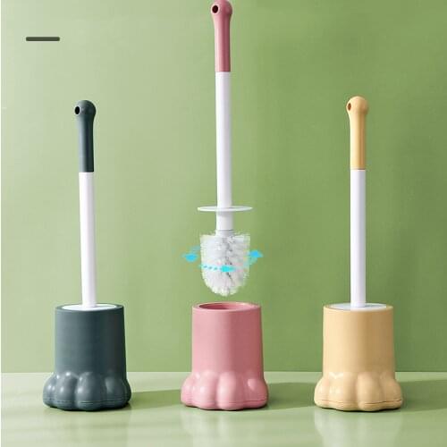 Creative Bathroom Toilet Brush Set Cleaning Modern Simple Toilet Brush Holder Tools Brosse Toilette Household Products DF50MTS