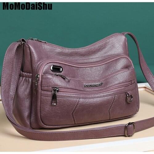 High Quality Soft Pu Leather Luxury Handbags Women Shoulder Bags Designer Crossbody Bag For Women 2021 Female Messenger Bag