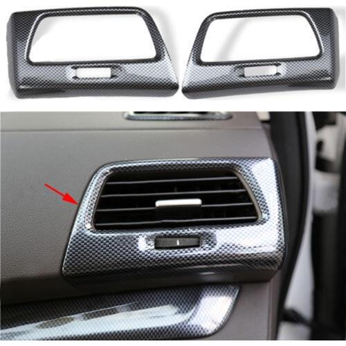 2PCS FIT FOR 2015 HONDA CRV CR-V SIDE DASHBOARD AIR VENT GARNISH COVER TRIM