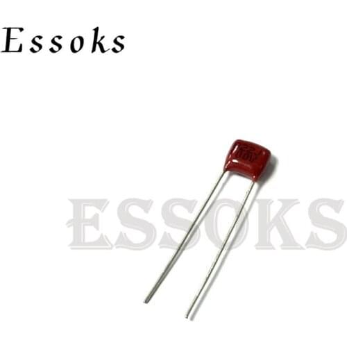 20PCS 100V822J 0.0082UF Pitch 5mm 8.2NF 100V 822 822J CBB Polypropylene film capacitor