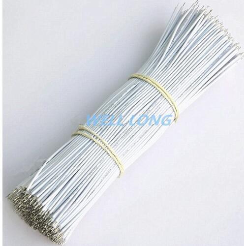500 pcs/lot ) White Wire 150mm, UL-1007 26AWG Wire, Cable