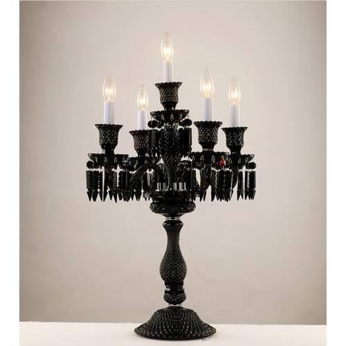 Black table lamps led luxury table lamps for living room unique table lighting creative romantic table lamp fabric cover