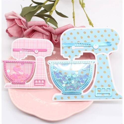 KSCRAFT Electric Mixer Shaker Metal Cutting Dies Stencils for DIY Scrapbooking Decorative Embossing DIY Paper Cards