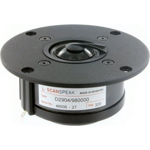 Hf-077 HiFi Speakers 1 Inch Aluminium Dome Diaphragm Tweeter Unit /d2904 980000/ 4 Ohm 88db