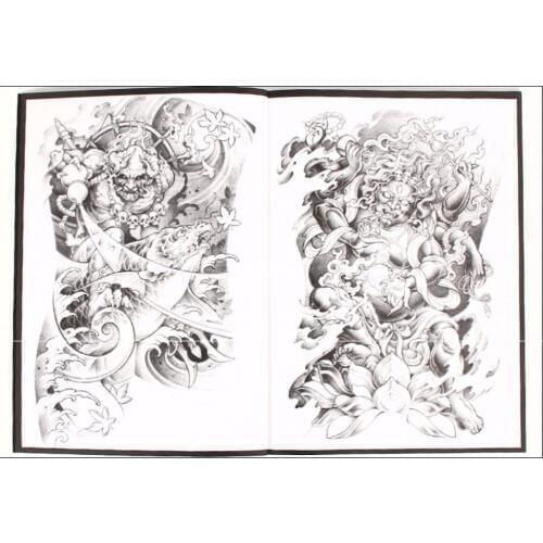 Book Semi Permanent Small Tatoo Pattern Templates Tattoo Books Manuscript Atlas Albums Women Mini Fresh Butterfly Drawing Sale