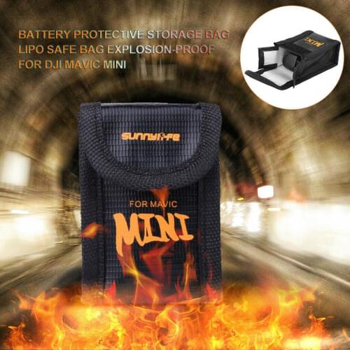 Mini 2 Battery Protective Storage Bag LiPo Safe Bag Explosion-Proof For DJI Mavic Mini Battery
