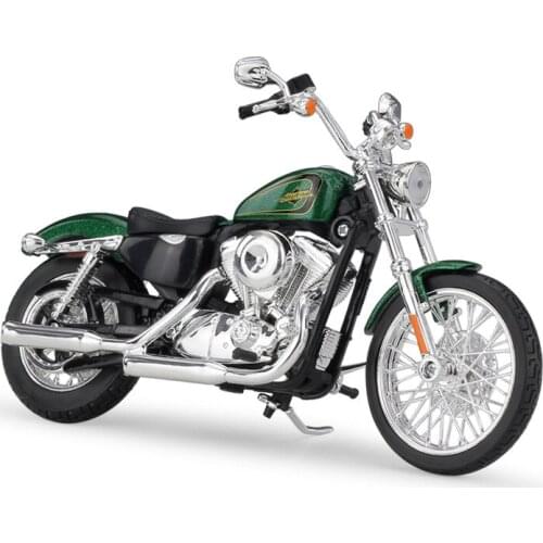Simulation Motorcycle Model 1:12 Harley 2013 XL 1200V SEVENTY-TWO Collection Ornaments Decoration Birthday Gifts Toys for Boys