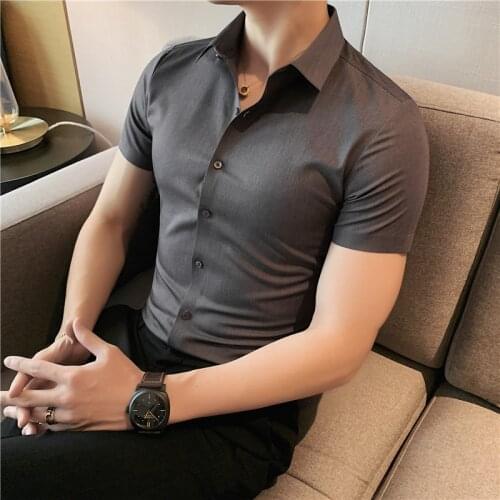 MOTUWETHFR Mens Silk Shirts