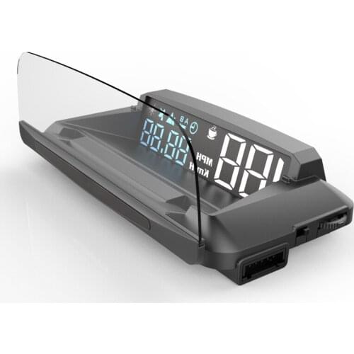 Updated Version Car Head Up Display Car Electronics HUD Display Digital Speed Projector Overspeed Warning GPS Speedometer