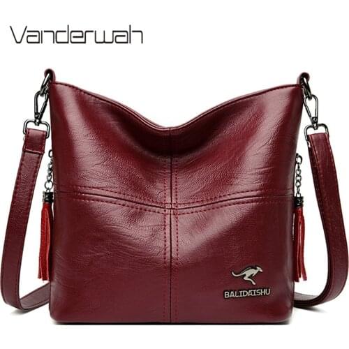 Simple Bucket Bag Pu Leather Shoulder Bag for Women 2020 Winter Purses and Handbags Luxury Designer Elegant Female Crossbody Bag
