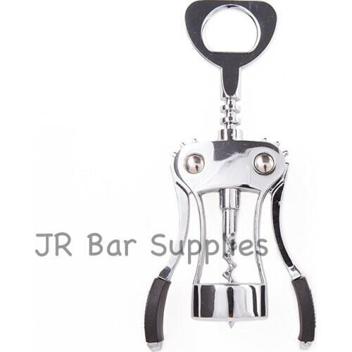 Free Shipping Stainless Steel Red Wine Beer Bottle Opener Wing Corkscrew