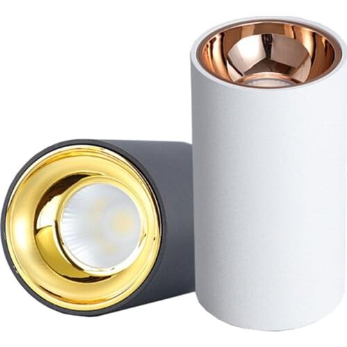 5/7/10/12/15/18W COB LED Spotlight Surface Mount LED Cylinder Spotlight Bedroom Kitchen LED Panel Light