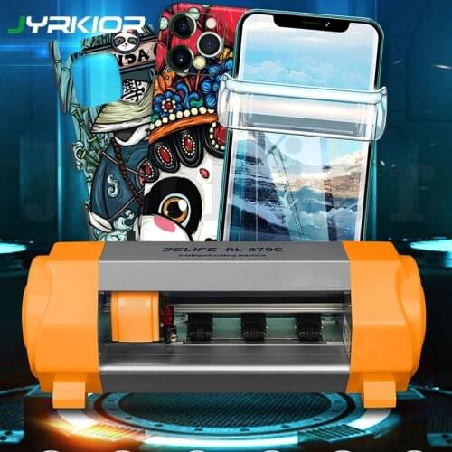 Relife RL-870C Intelligent Cutting Machine Mobile Phone Tablet Front Glass Back Cover Protect Film Cut Tool Protective Tape