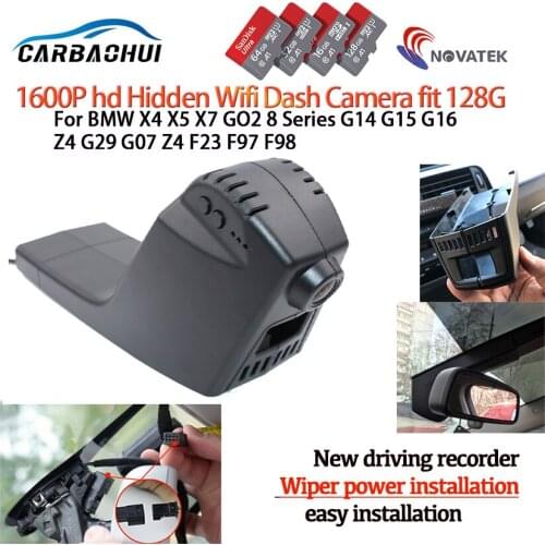 Easy to install Car DVR wifi Video Recorder Dash Cam Camera for BMW X4 X5 X7 GO2 8 Series G14 G15 G16 Z4 G29 G07 Z4 F23 F97 F98