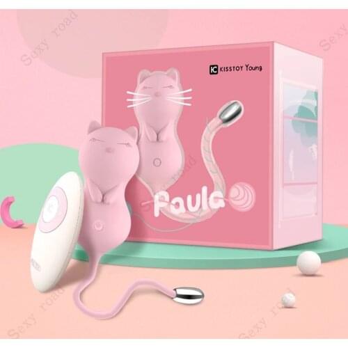 Woman sex toy Vaginal vibrating ball remote control egg vibrator Cartoon USB charging Silicone waterproof Couple adult sex toys