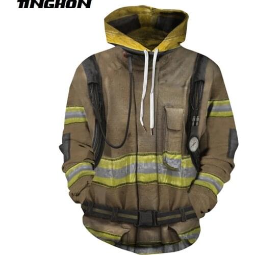 XS-7XL Cosplay Firemen Hoodies Funny Hip Hop Hoodie 3d Harajuku Sweatshirts Fashion Winter Hooded Pullovers Casual Tracksuits