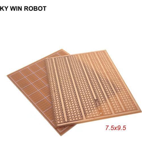 1pcs DIY 7.5*9.5CM Prototype Paper PCB Universal Experiment Matrix Circuit Board 7.5x9.5CM