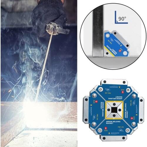 4pcs 28LBS Magnetic Welding Holders Multi-angle Solder Arrow Magnet Weld Fixer Positioner Ferrite Auxiliary Locator Tools